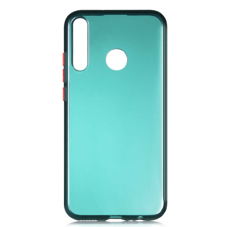 Huawei P40 Lite E Kılıf Zore Bistro Kılıf - Koyu Yeşil