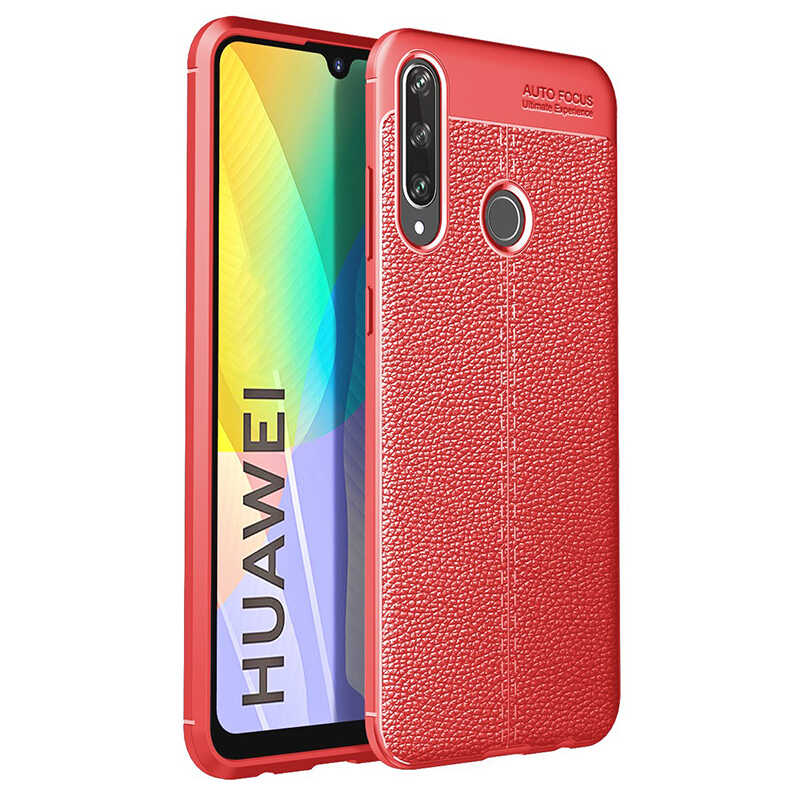 Huawei P40 Lite E Kılıf Zore Niss Silikon Kılıf - Kırmızı