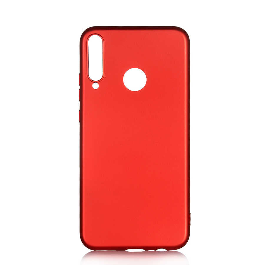 Huawei P40 Lite E Kılıf Zore Premier Silikon Kılıf - Kırmızı