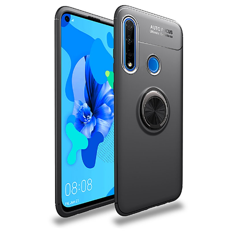 Huawei P40 Lite E Kılıf Zore Ravel Silikon Kılıf - Siyah