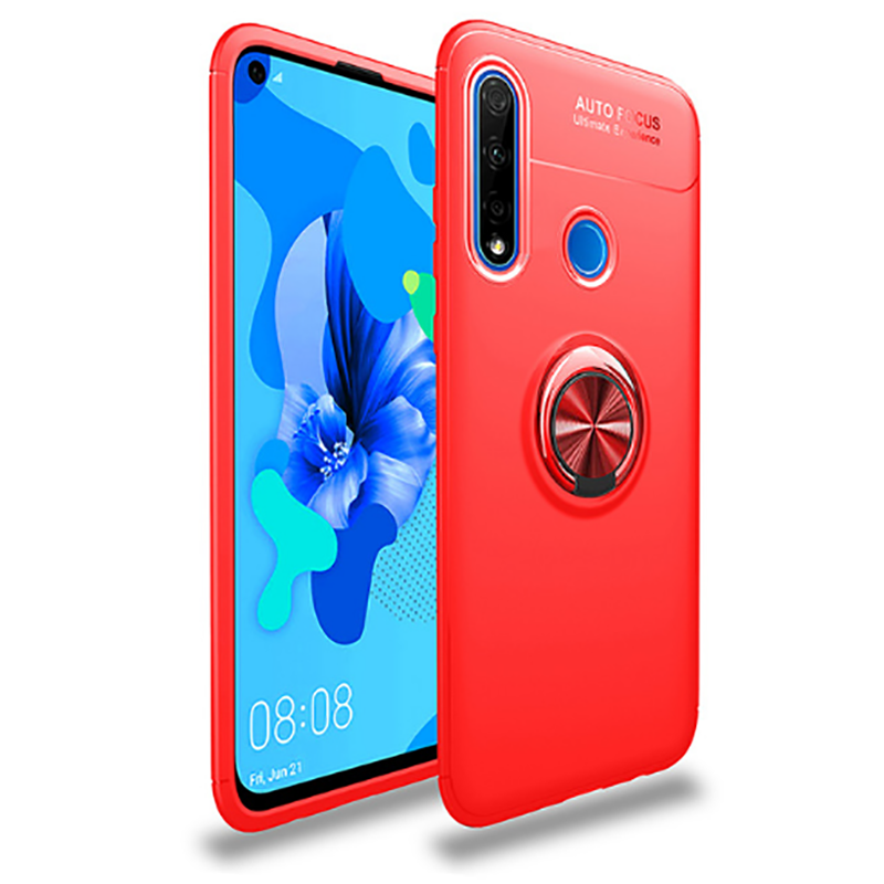 Huawei P40 Lite E Kılıf Zore Ravel Silikon Kılıf - Kırmızı