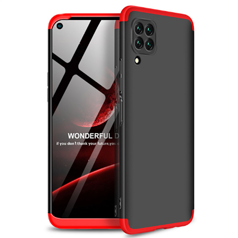 Huawei P40 Lite Kılıf Zore Ays Kılıf - Siyah-Kırmızı
