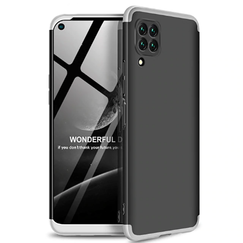 Huawei P40 Lite Kılıf Zore Ays Kılıf - Siyah-Gri
