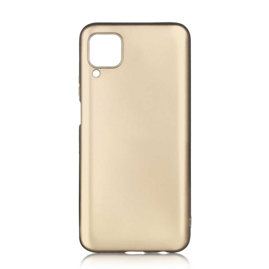 Huawei P40 Lite Kılıf Zore Premier Silikon Kılıf - Gold