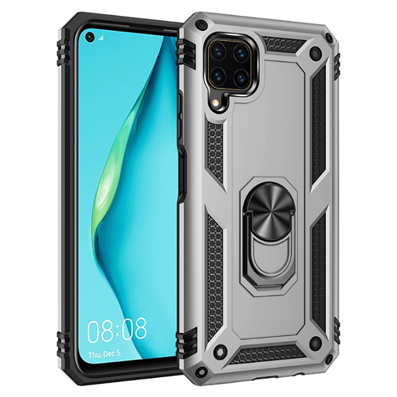 Huawei P40 Lite Kılıf Zore Vega Kılıf - Gri