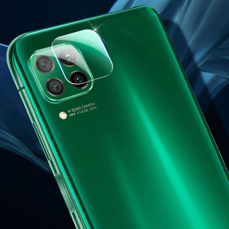 Huawei P40 Lite Zore Nano Kamera Koruyucu - Renksiz