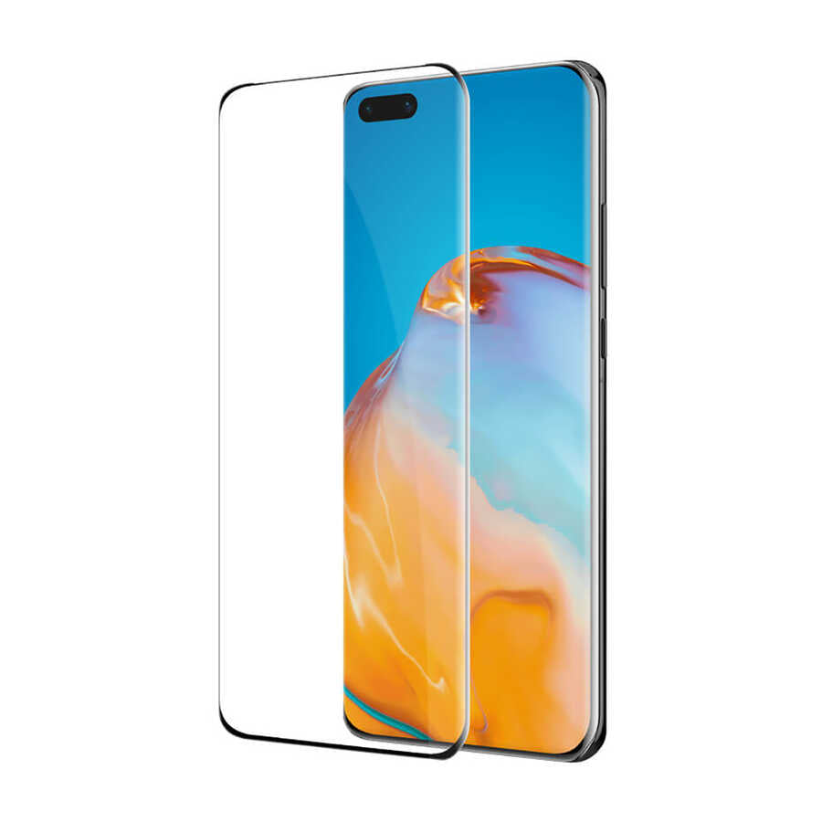 Huawei P40 Pro Davin Seramik Ekran Koruyucu - Siyah