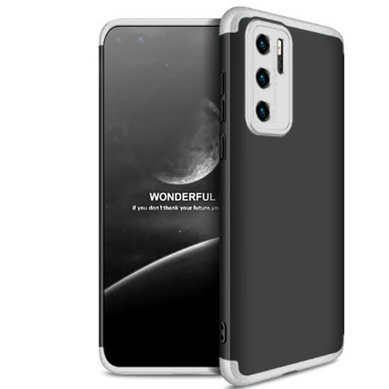 Huawei P40 Pro Kılıf Zore Ays Kılıf - Siyah-Gri
