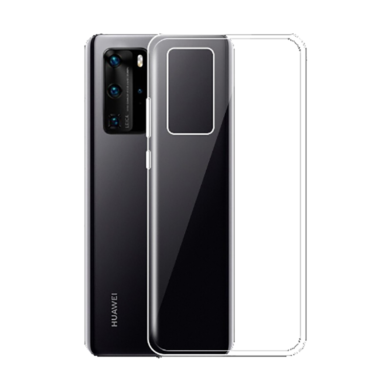 Huawei P40 Kılıf Zore Süper Silikon Kılıf - Renksiz