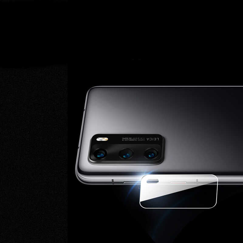 Huawei P40 Zore Nano Kamera Koruyucu - Renksiz