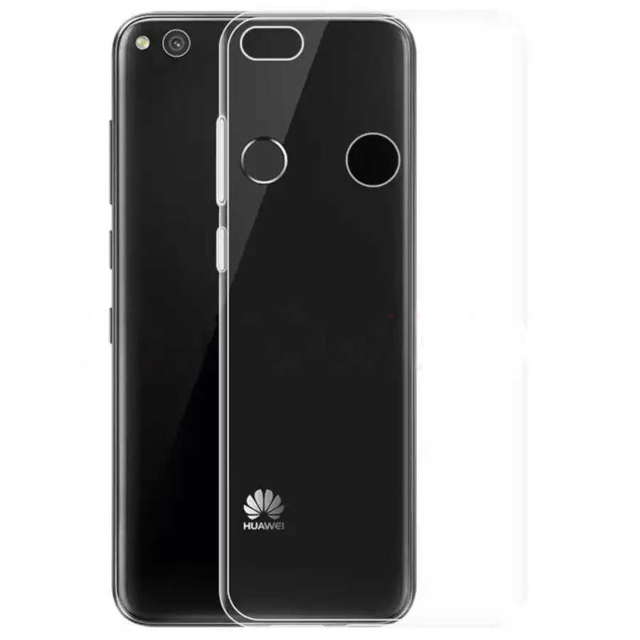 Huawei P8 Lite Kılıf Zore Süper Silikon Kılıf - Renksiz