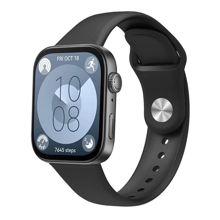 Huawei Watch Fit 3 KRD-11 22mm Silikon Kordon - Siyah