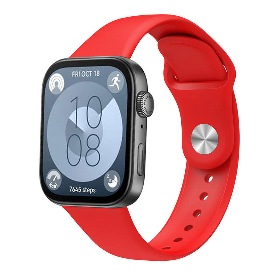 Huawei Watch Fit 3 KRD-11 22mm Silikon Kordon - Kırmızı