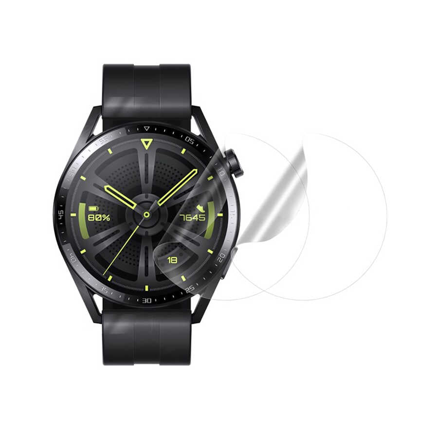 Huawei Watch GT 3 Pro 46mm Zore Narr Tpu Body Ekran Koruyucu - Renksiz