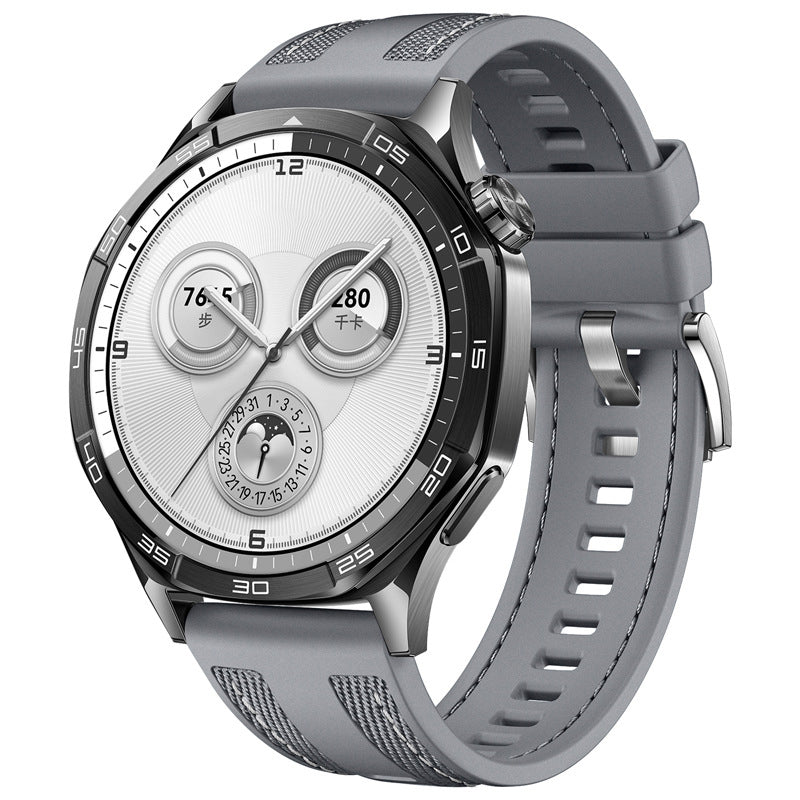 Huawei Watch GT 5 Zore KRD-128 Silikon Kordon - Gri