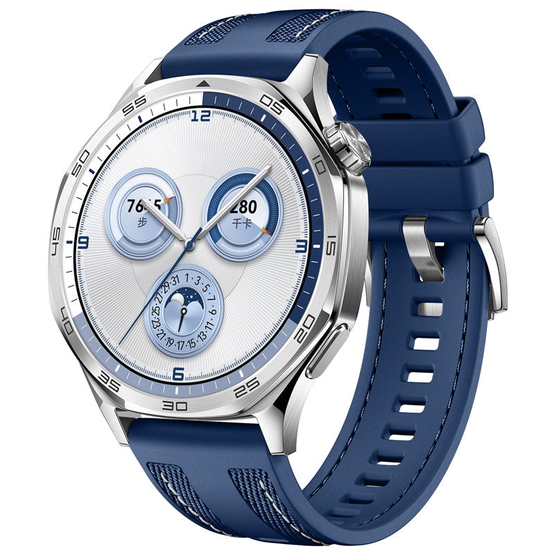 Huawei Watch GT 5 Zore KRD-128 Silikon Kordon - Mavi