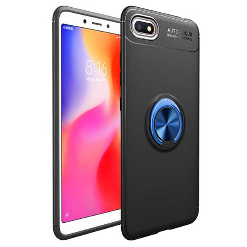 Huawei Y5 2018 Kılıf Zore Ravel Silikon Kılıf - Siyah-Mavi