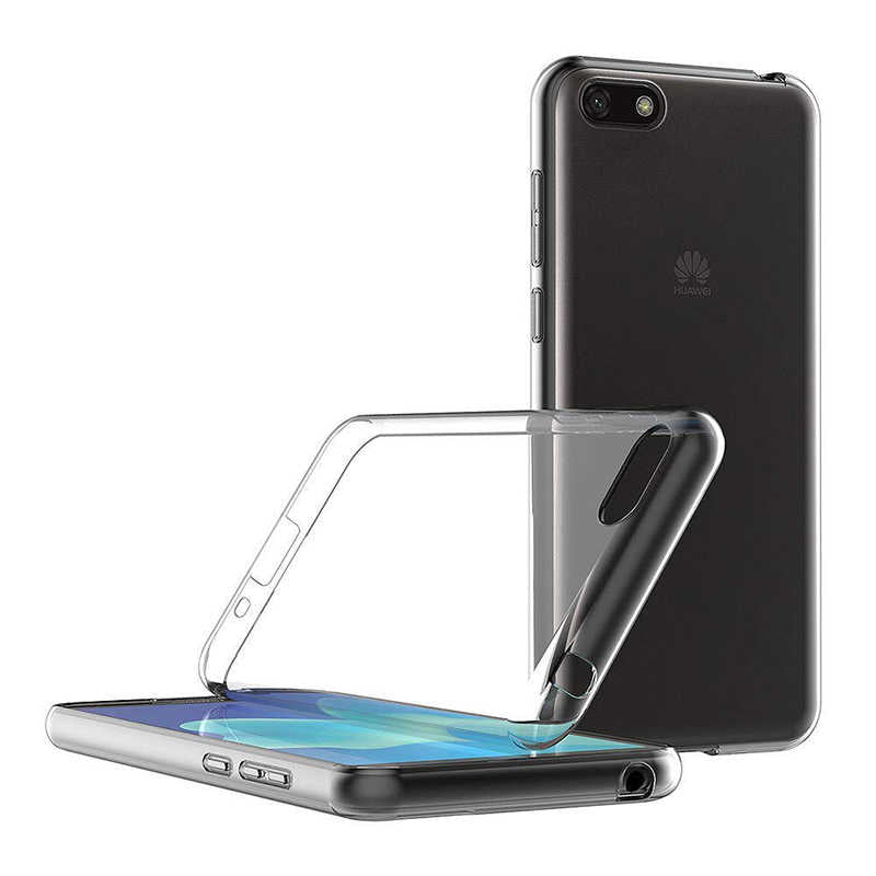 Huawei Y5 2018 Kılıf Zore Süper Silikon Kılıf - Renksiz