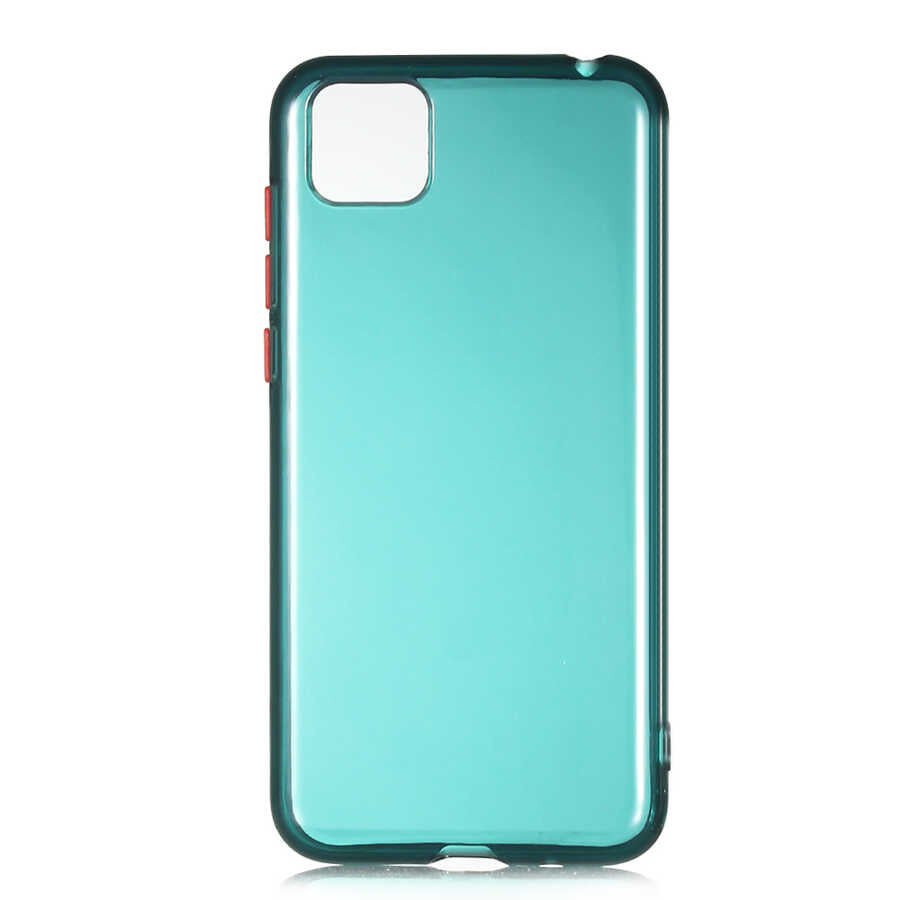 Huawei Y5P Kılıf Zore Bistro Kılıf - Koyu Yeşil