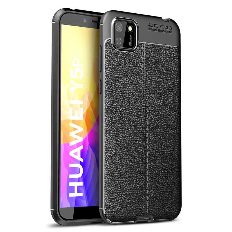 Huawei Y5P Kılıf Zore Niss Silikon Kılıf - Siyah