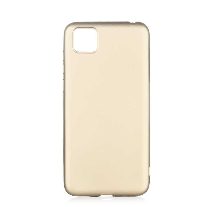 Huawei Y5P Kılıf Zore Premier Silikon Kılıf - Gold