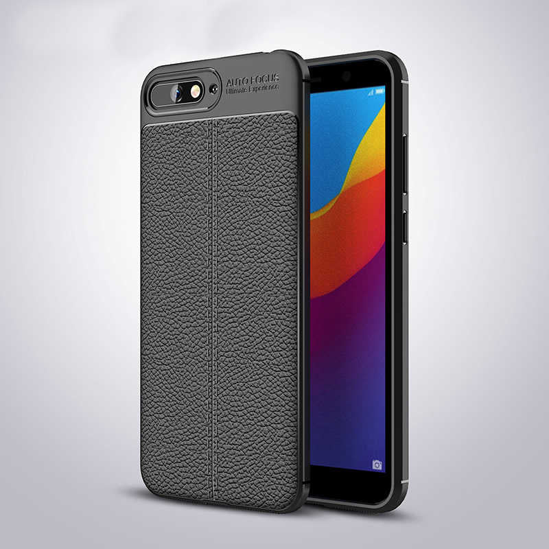 Huawei Y6 2018 Kılıf Zore Niss Silikon Kılıf - Siyah