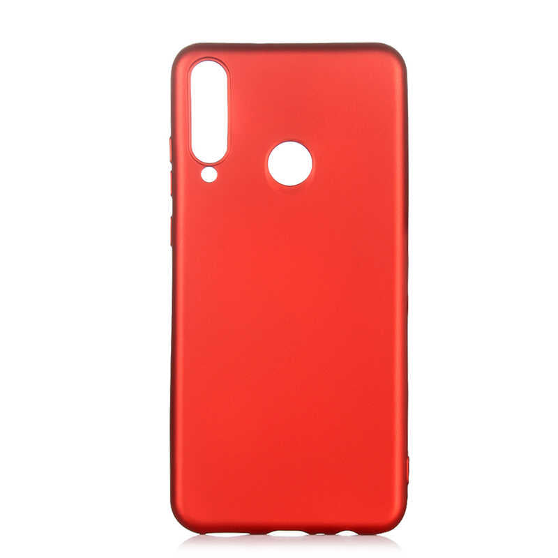 Huawei Y6P Kılıf Zore Premier Silikon Kılıf - Kırmızı