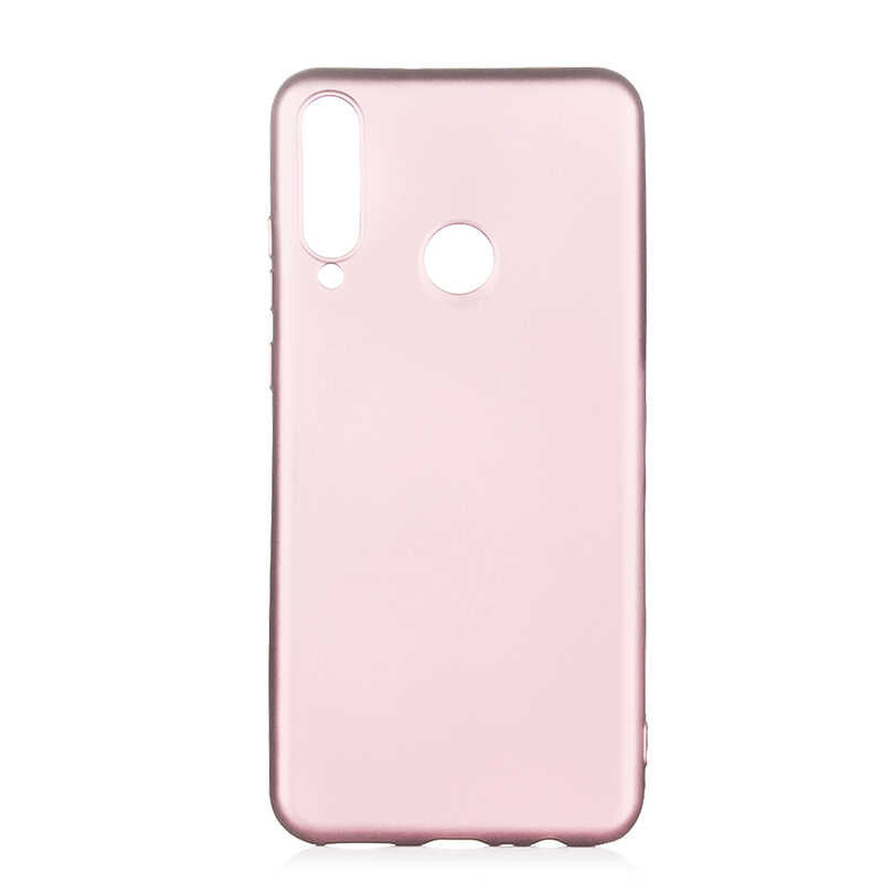 Huawei Y6P Kılıf Zore Premier Silikon Kılıf - Rose Gold