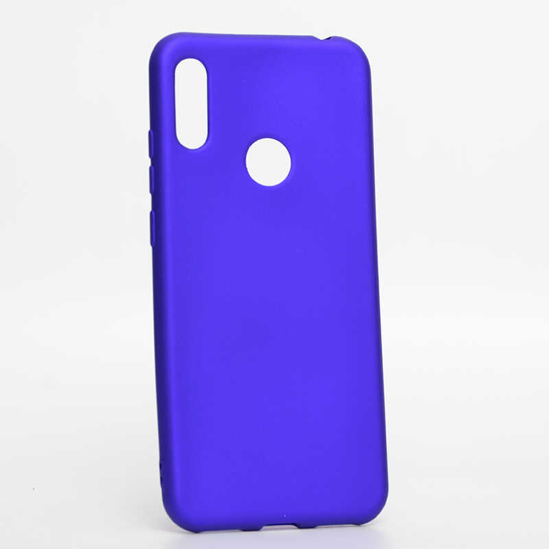Huawei Y6S 2019 Kılıf Zore Premier Silikon Kılıf - Saks Mavi