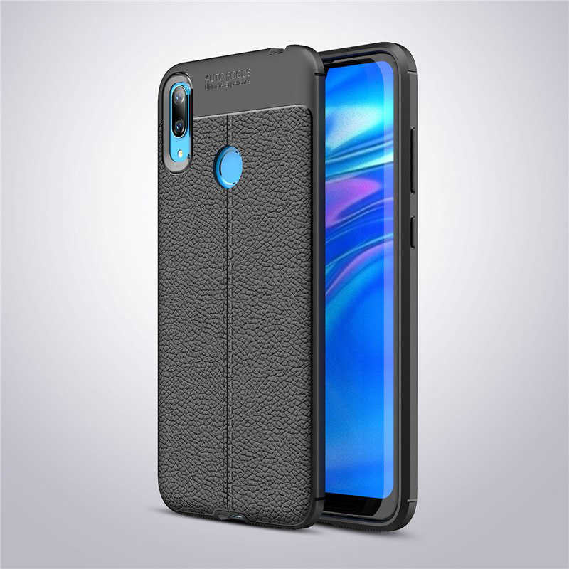 Huawei Y7 Prime 2019 Kılıf Zore Niss Silikon Kılıf - Siyah
