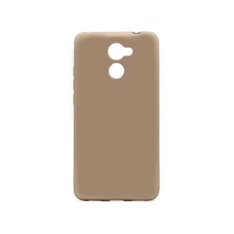 Huawei Y7 Prime Kılıf Zore Premier Silikon Kılıf - Gold