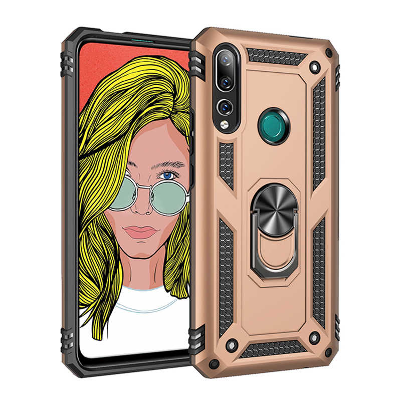 Huawei Y9 Prime 2019 Kılıf Zore Vega Kılıf - Gold