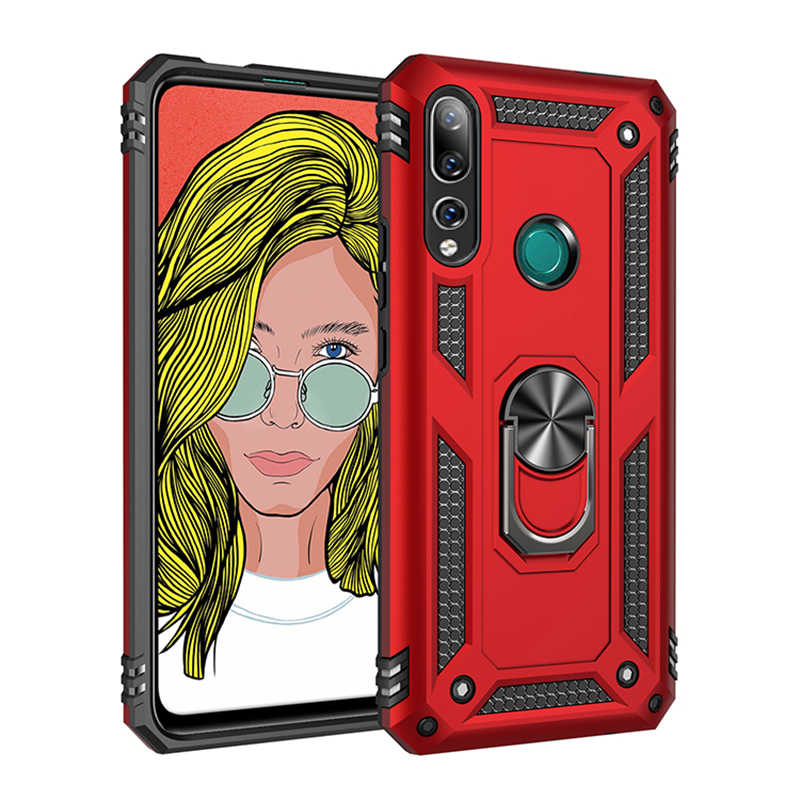 Huawei Y9 Prime 2019 Kılıf Zore Vega Kılıf - Kırmızı