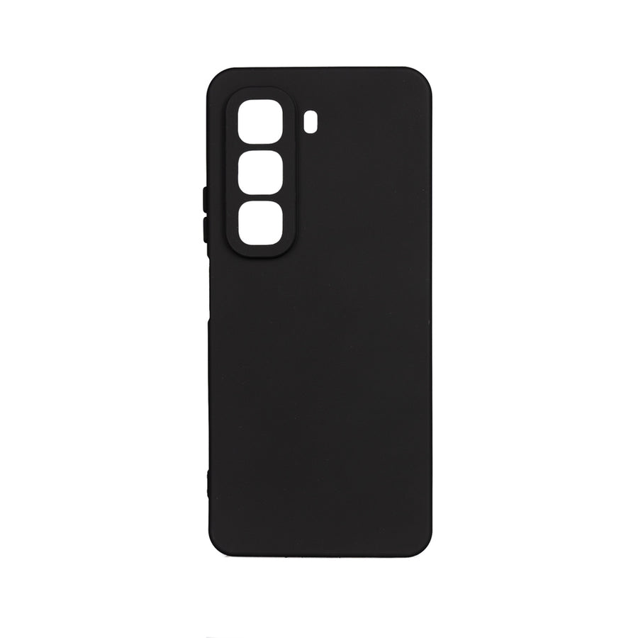 İnfinix Hot 50 4G Kılıf Zore Biye Silikon - Siyah