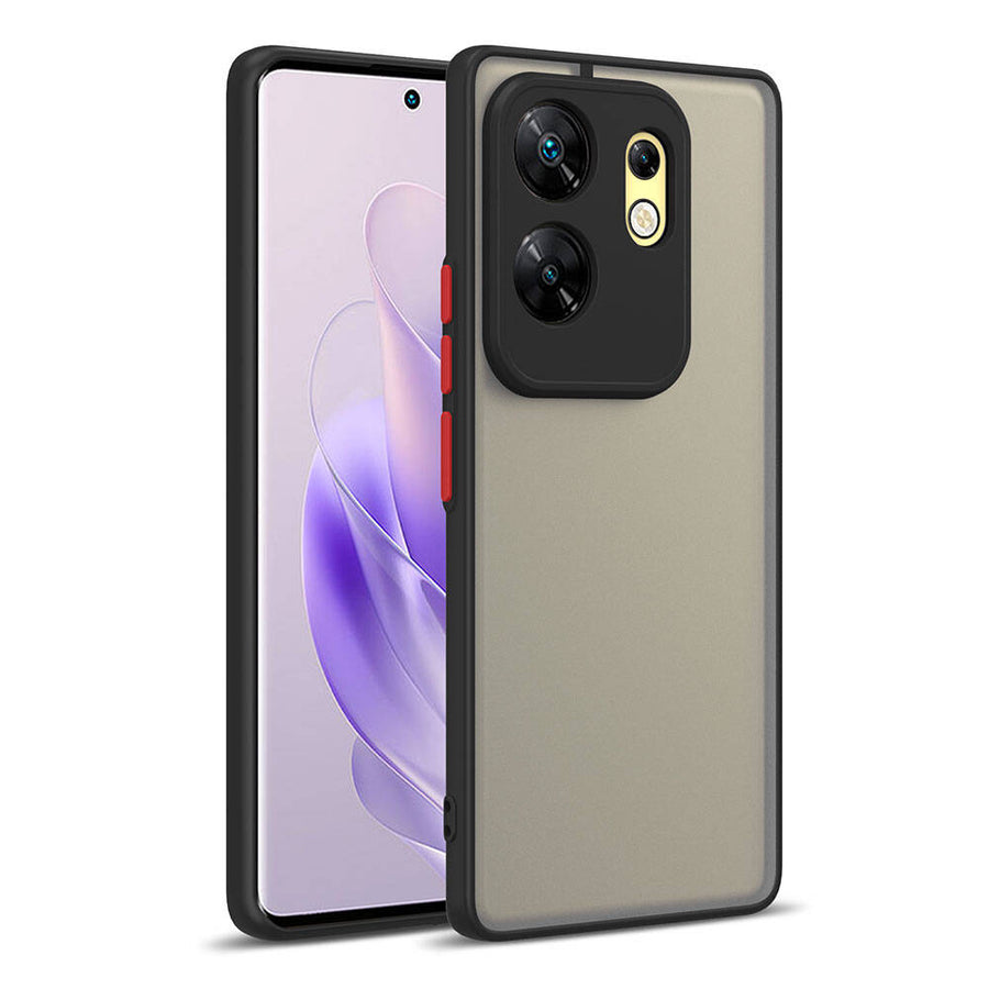 İnfinix Zero 30 4G Kılıf Zore Hux Kılıf - Siyah