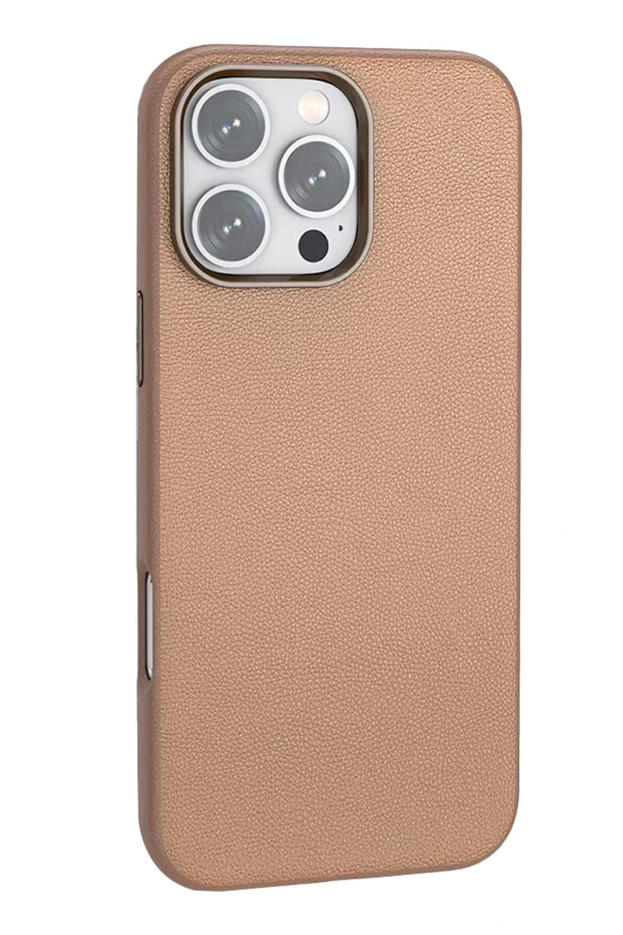 Joko Apple iPhone 16 Pro Wonder Deri Magsafe Kapak - Bronz