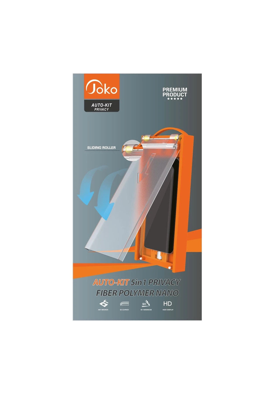 Joko Samsung Galaxy S21 Ultra AutoKit 5in1 Fiber Hayalet Polymer Nano Ekran Koruyucu