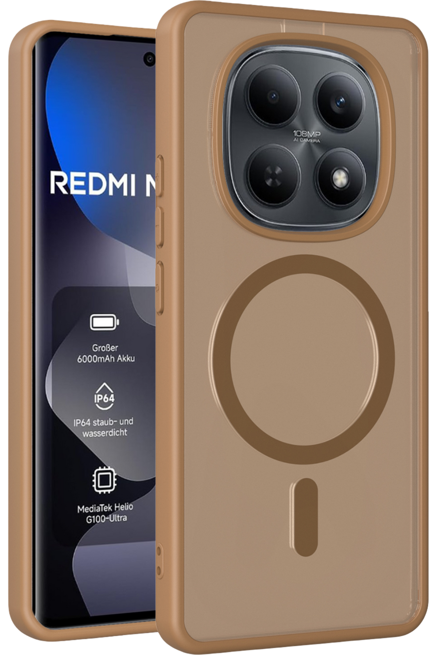 Joko Xiaomi Redmi Note 15 Pro 4G Jota Magsafe Kapak - Çöl Titanyum