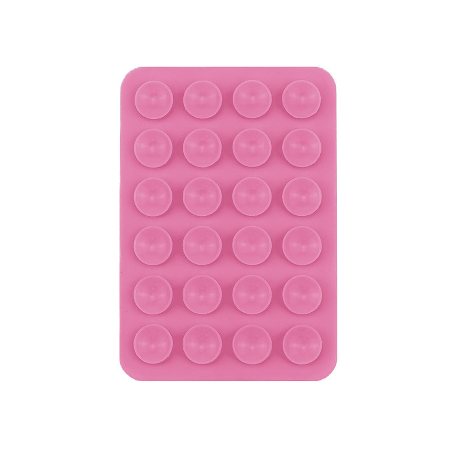 Kare Öpücüklü 03 Çift Taraflı Silikon Tutucu 5,50cm x 8cm - Pembe