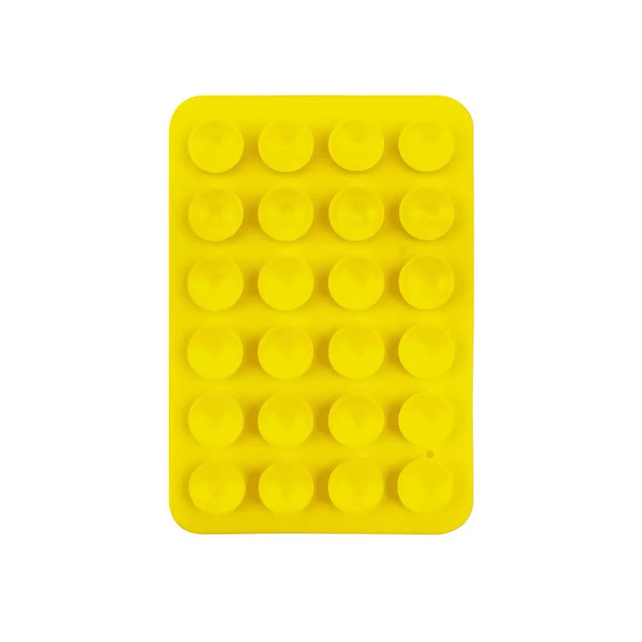 Kare Öpücüklü 03 Çift Taraflı Silikon Tutucu 5,50cm x 8cm - Sarı
