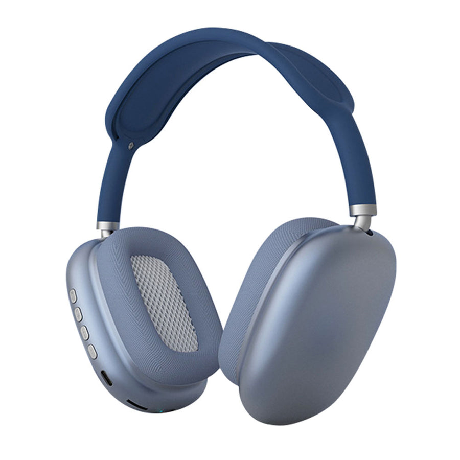 Lapas P10 Hi-Fi Ses Kalitesi Ayarlanabilir ve Katlanabilir Kulak Üstü Bluetooth Kulaklık - Mavi