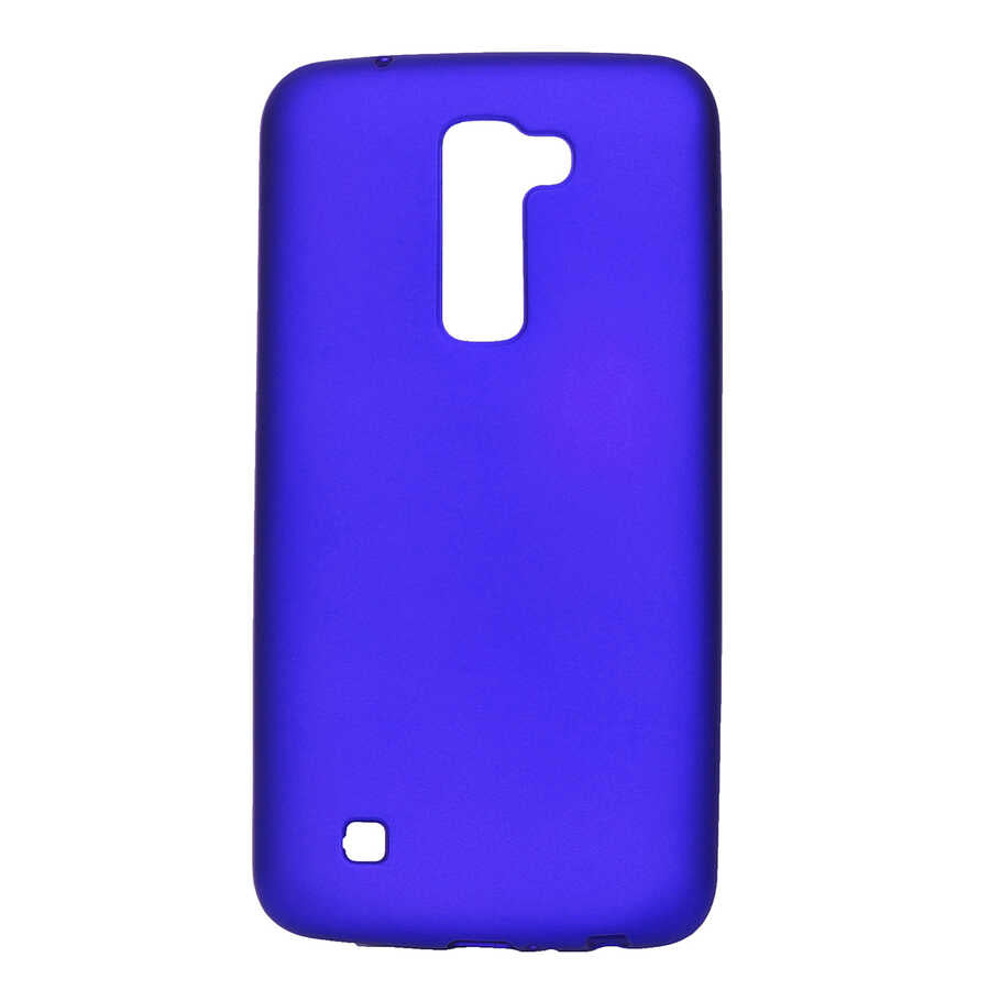 LG K10 Kılıf Zore Premier Silikon Kılıf - Saks Mavi