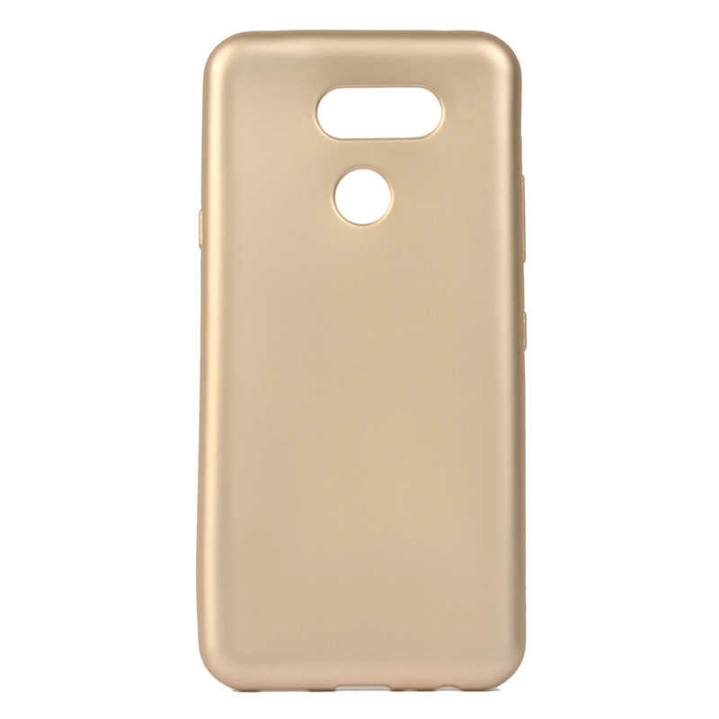 LG K40S Kılıf Zore Premier Silikon Kılıf - Gold