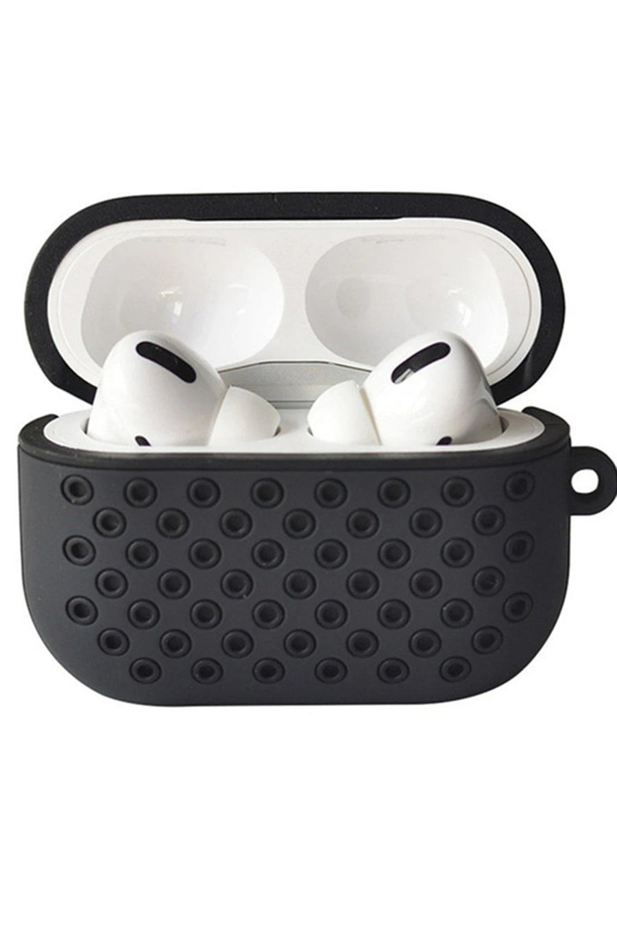 Newface Apple Airpods Pro 2 (2.nesil) Spor Delikli Kılıf - Siyah-Siyah
