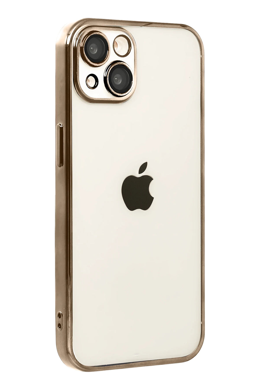 Newface Apple iPhone 15 Razer Lensli Silikon - Çöl Titanyum