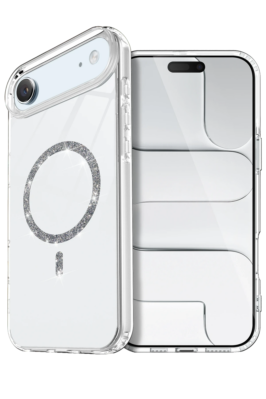 Newface Apple iPhone 17 Air Live Diamond Magsafe Kapak - Şeffaf