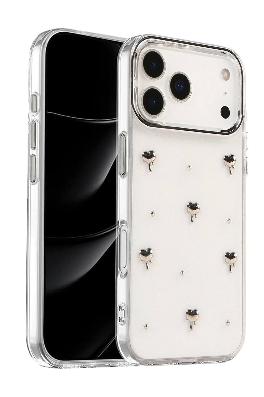 Newface Apple iPhone 17 Pro Fiyonk Desenli Kapak - Desen 1