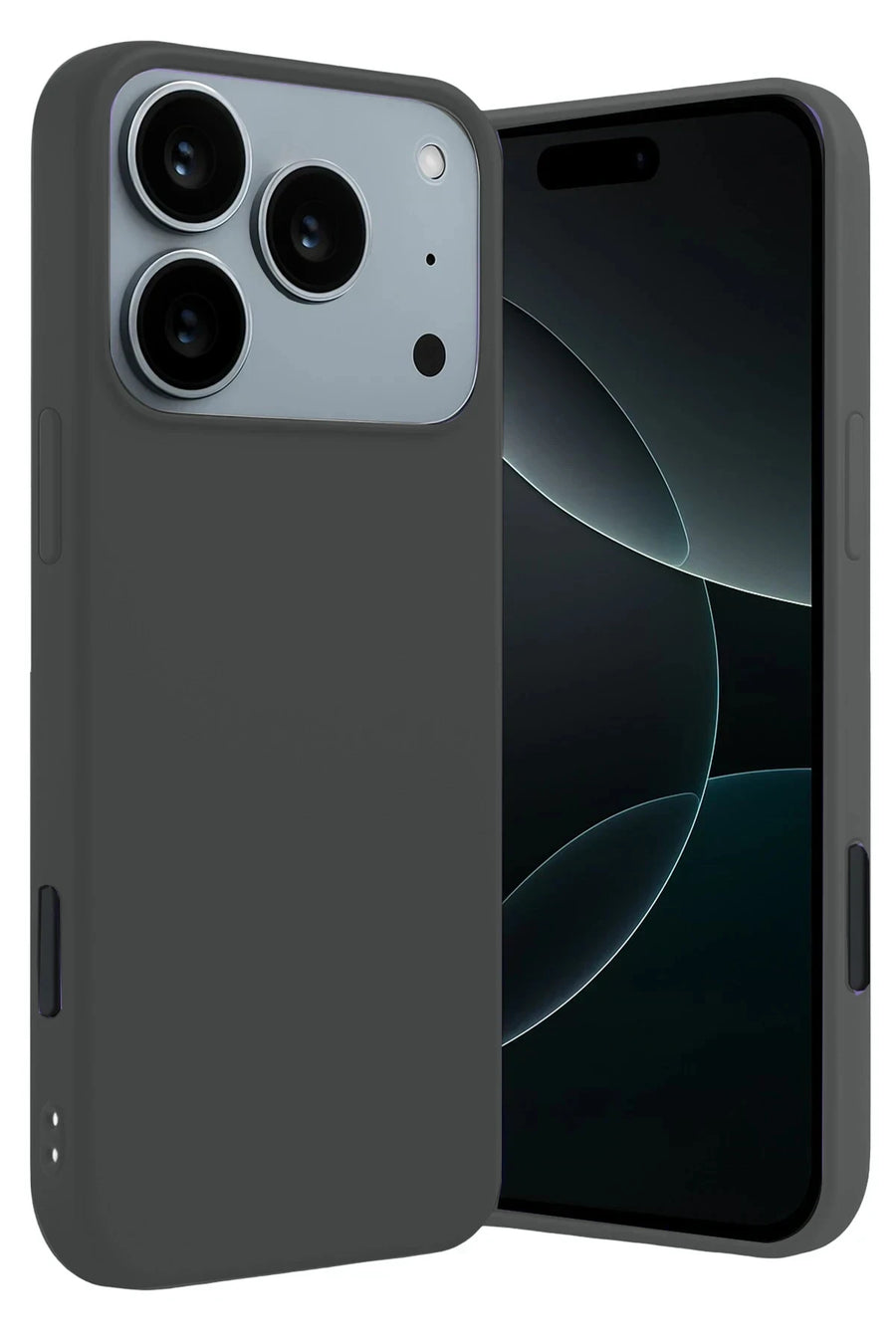Newface Apple iPhone 17 Pro Max First Silikon - Gri