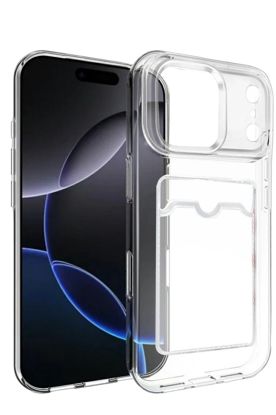 Newface Apple iPhone 17 Pro Max Kart Şeffaf Silikon - Şeffaf