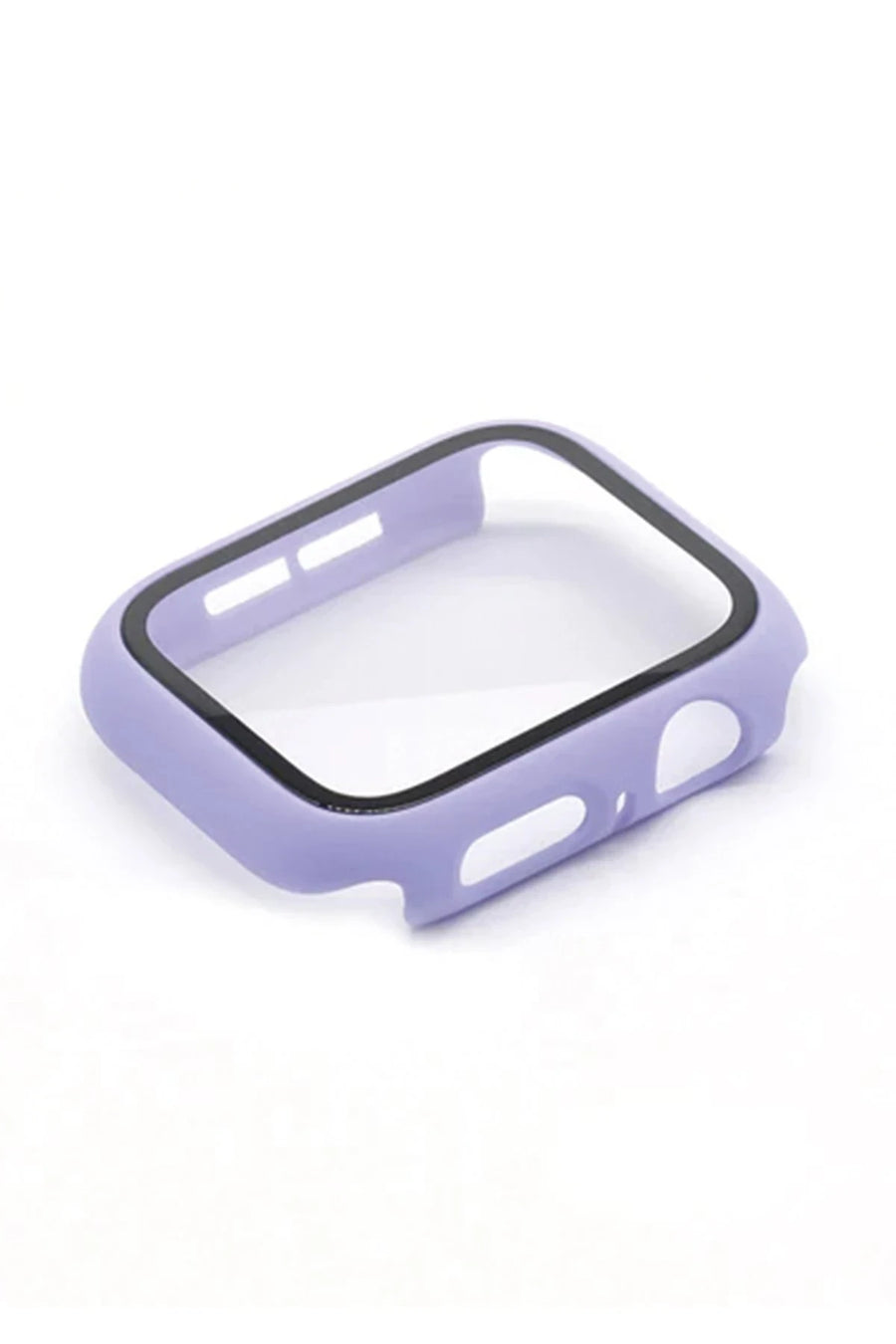 Newface Apple Watch 38mm Camlı Kasa Ekran Koruyucu - Lila